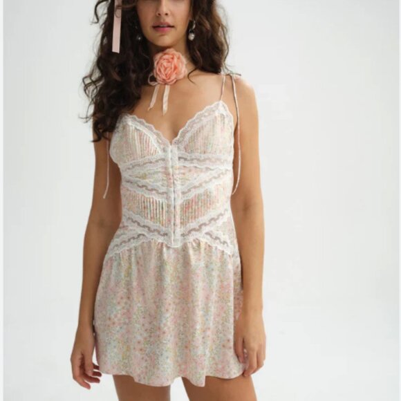For Love and Lemons Farrah Slip Dress - Picture 1 of 3